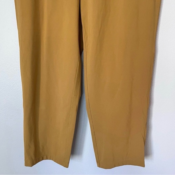 Lululemon Spiced Bronze High-Waist Cropped Pants – Elastic Waist – Size 4 - Picture 9 of 11